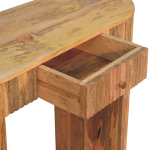 Solid Wood Soba Straight Console Table, 1-Drawer