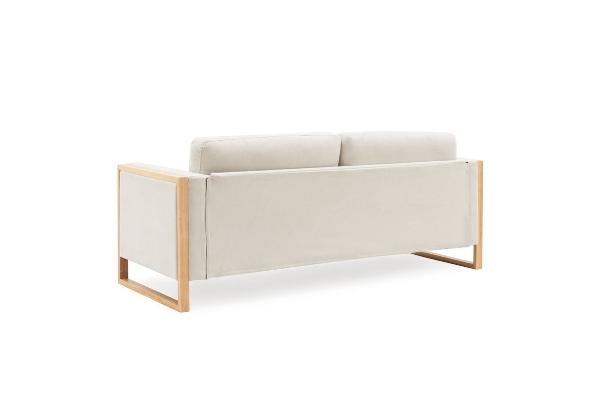 Modern Sofa With Solid Wood Legs, 3 Seater - Best Buy Furniture