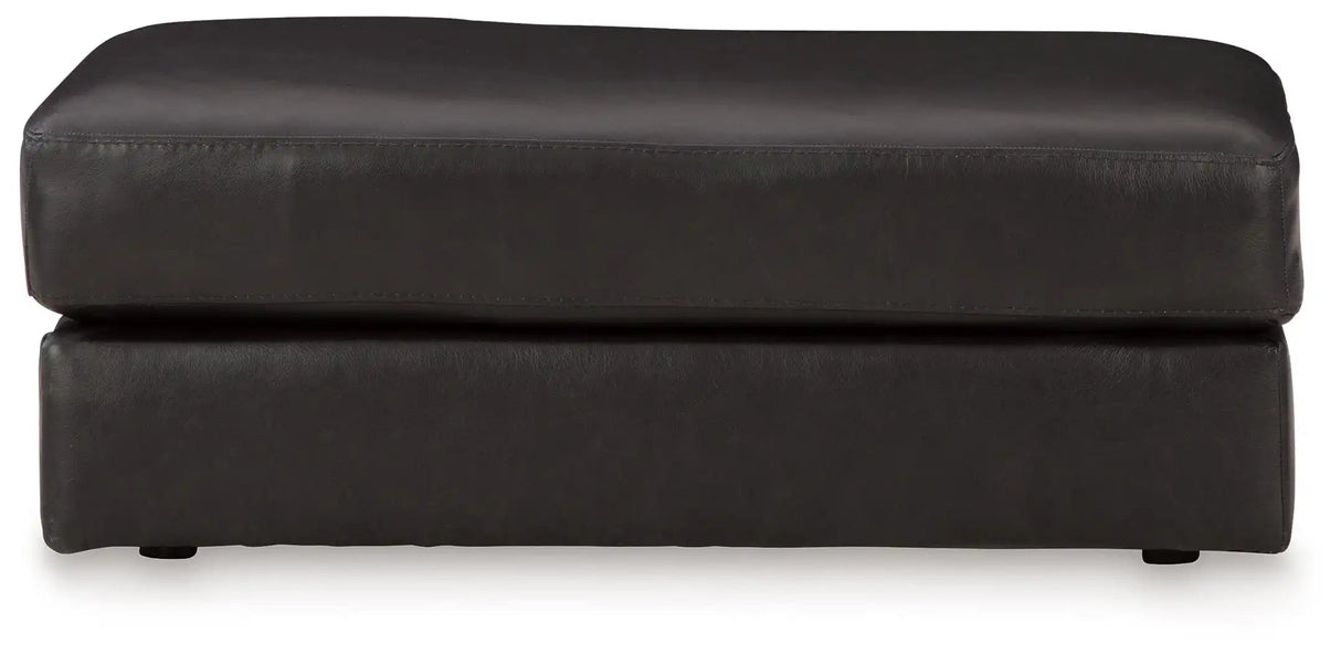 Amiata - Ottoman - Onyx - Best Buy Furniture