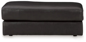Amiata - Ottoman - Onyx - Best Buy Furniture