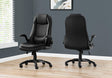 Office Chair, Adjustable Height, Swivel, Ergonomic, Armrests, Contemporary & Modern - Black - Best Buy Furniture