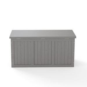 Outdoor Deck Box, Storage With Seat & Table Top