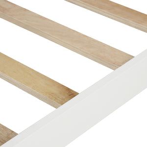 Platform Bed With Slat Support And Headboard And Footboard