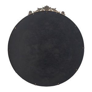 Classic Design Mirror With Baroque Inspired Frame For Bathroom, Entryway Console Lean Against Wall