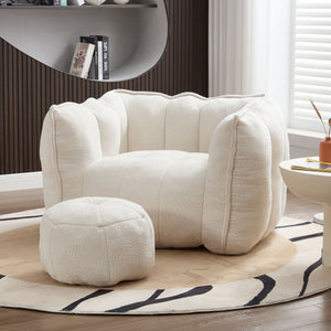 Soft Bean Bag Chair With High Resilient Foam