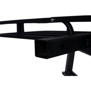 Heavy Duty Steel Hitch Mount Cargo Carrier Rack For SUV, Truck, Car With 2" Receiver - Black