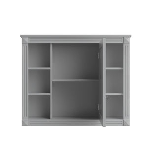 Bathroom Vanity With Top Sink, Mirror Cabinet, 2 Soft Closing Doors & 2 Drawers