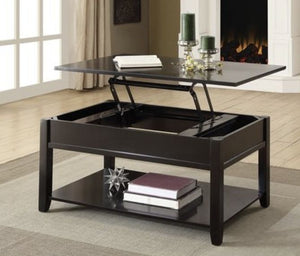 Malachi - Coffee Table With Lift Top - Black - Best Buy Furniture