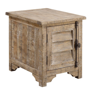 Chair Side Table - Taupe