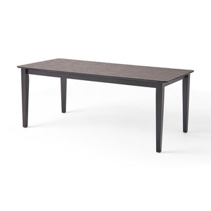 Farmhouse Charm Dining Table With Square Leg