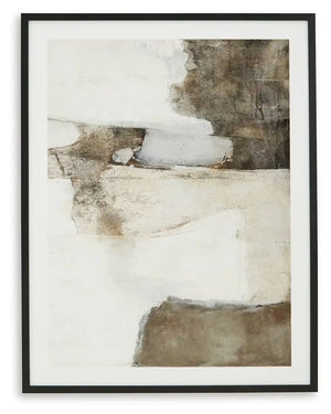Aldricton - Wall Art - Brown / White - Best Buy Furniture
