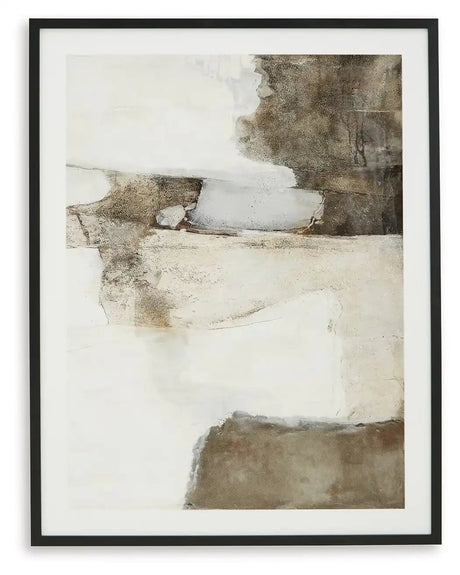 Aldricton - Wall Art - Brown / White - Best Buy Furniture