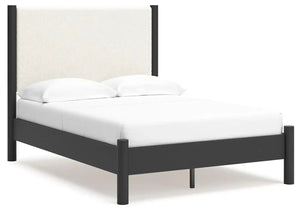 Cadmori - Upholstered Panel Bed - Best Buy Furniture
