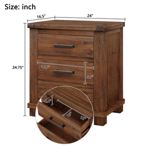 3 Drawer Nightstand