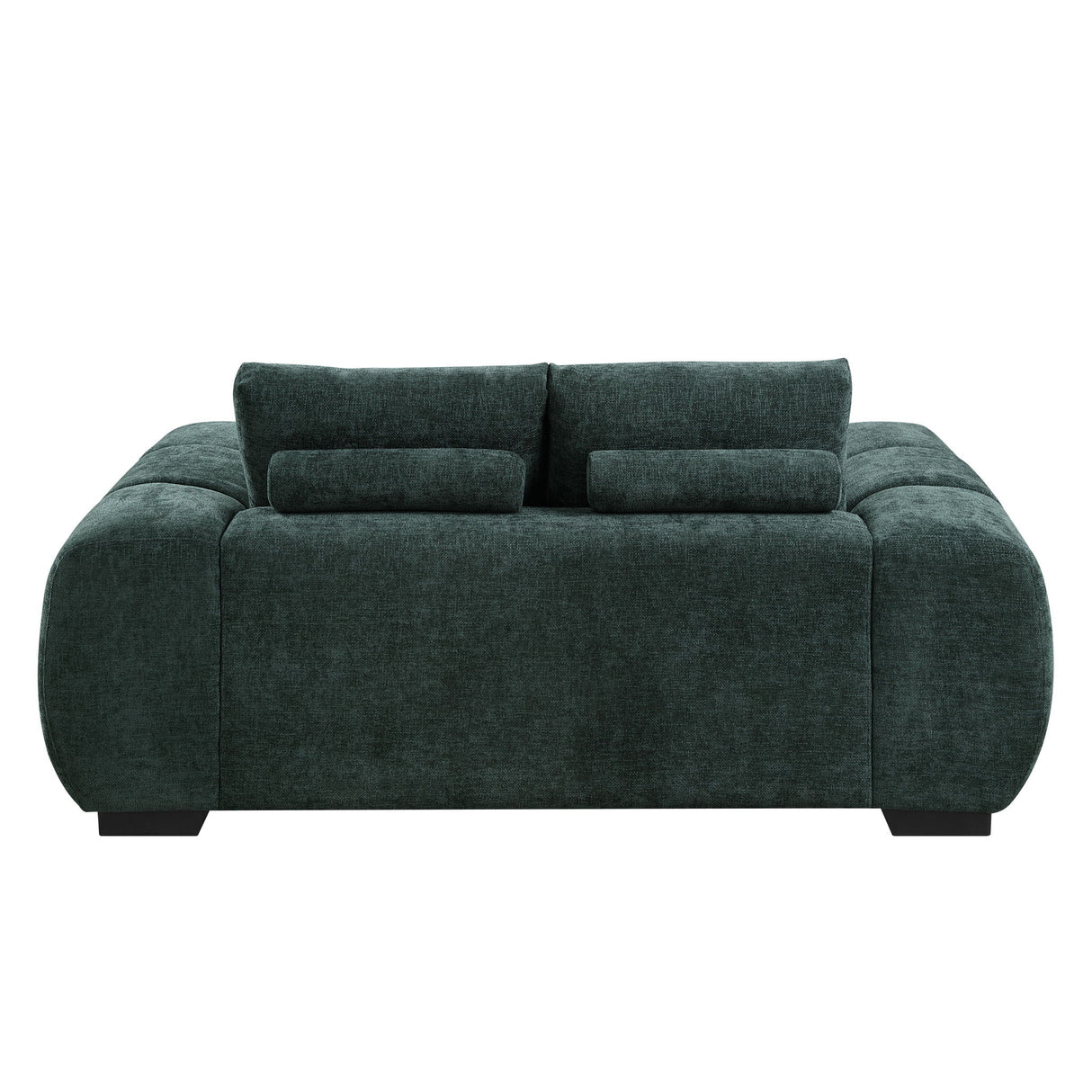 Ferrand - Chenille Loveseat - Green - Best Buy Furniture