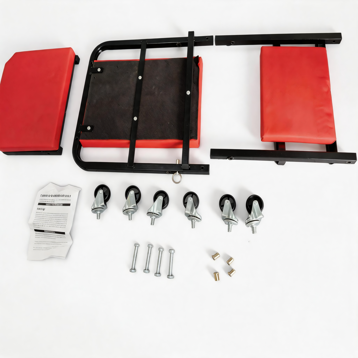Adjustable Z-Shape Rolling Mechanic Stool