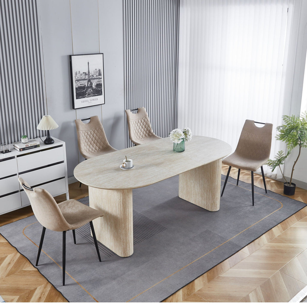 Extensible Table Leg For Dining - American White Oak