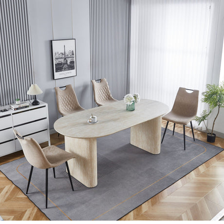 Extensible Table Leg For Dining - American White Oak