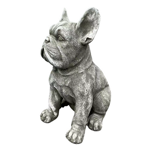 16" Outdoor Weatherproof French Bulldog Statue