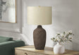 Lighting, Table Lamp, Ceramic, Resin, Contemporary - Gray - Best Buy Furniture