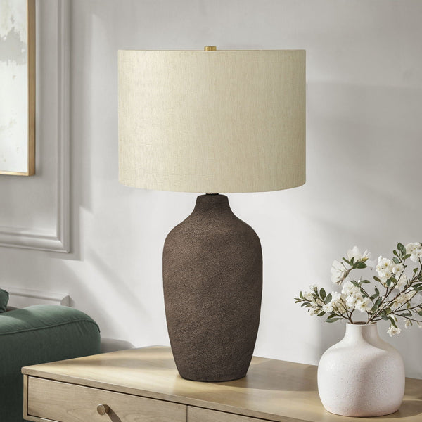 Lighting, Table Lamp, Ceramic, Resin, Contemporary - Gray - Best Buy Furniture