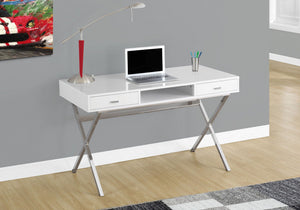 Computer Desk For Home Office, Laptop, Storage Drawers, Glossy Contemporary & Modern - Best Buy Furniture