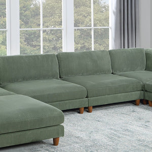 Armless Chair For Living Room - Sage