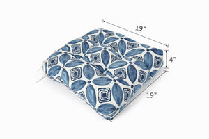 Outdoor Chair Cushions Set of 2, 19 x 19 x 4 Inch