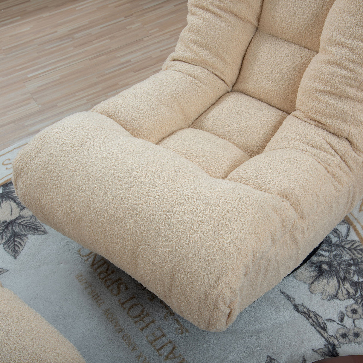 Adjustable Japanese Reclining Floor Chair Sofa With Metal Frame For Living Room
