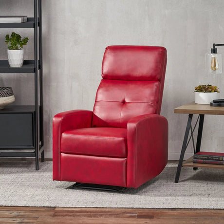 Contemporary Recliner Chair With Push Back Function - Best Buy Furniture