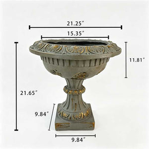 MGO Garden Planter, Garden Decoration and Planting, Color Antique