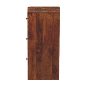 Solid Wood Newton Chest, 3-Drawers, Chestnut