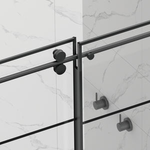 Matte Shower Doors - 56-60" W x 72" H