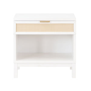 Blake - 1 Drawer Nightstand - White