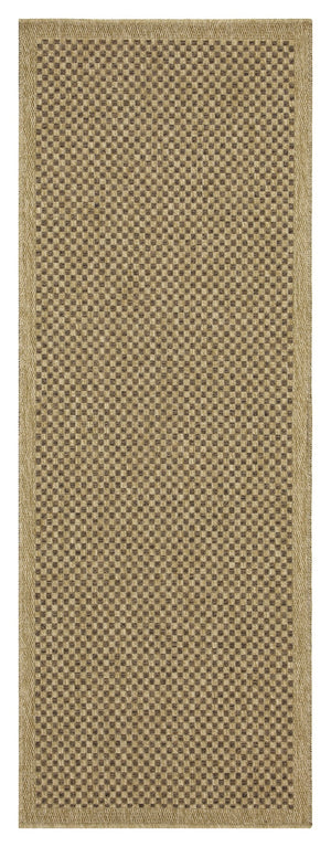 Earth GC_NTL1005 Jute/Mocha 7 ft. 10 in. x 10 ft. 3 in. Indoor/Outdoor Area Rug