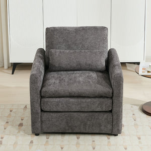 Cozy Upholstered Cushion Armchair For Living Room