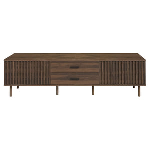TV Stand For TVs Up To 80", Media Entertainment Center With Ample Storage - Dark Brown