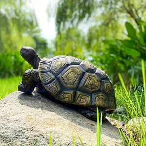 21.3" Large 3D Turtle Statue, Realistic Resin Garden Sculpture with Intricate Shell Design, Weather-Resistant Indoor & Outdoor Decor for Lawn, Balcony, Patio, Unique Home Gift & Landscape Art