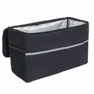 3-in-1 Convertible Folding Wagon Cart with Bench Seat & Storage