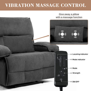 Oversized Manual Recliner Chair Sofa For Living Room