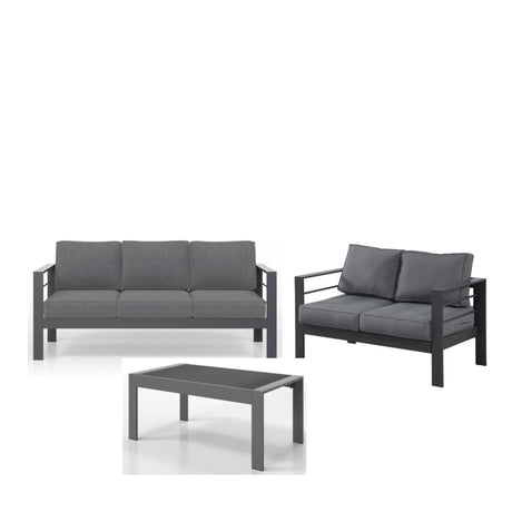 Outdoor Patio Set, All-Weather With Thick Cushions