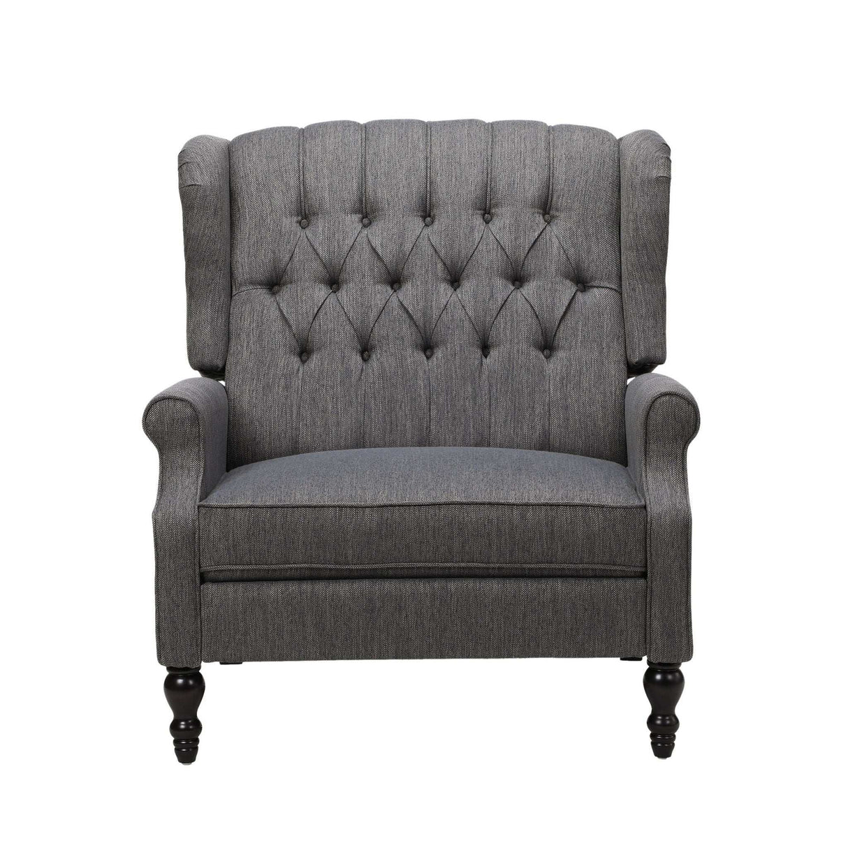 Dunham - Contemporary Fabric Tufted Oversized Pushback Recliner - Best Buy Furniture