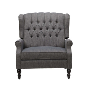 Dunham - Contemporary Fabric Tufted Oversized Pushback Recliner - Best Buy Furniture