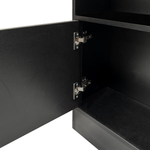 70.87" Tall Bookshelf with 10 Cubes and 3 Doors