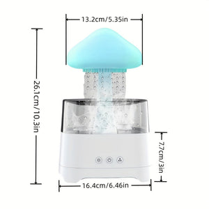 Rain Cloud Humidifier – 7-Color Aromatherapy Diffuser with Remote for Bedroom