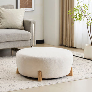 Modish Round Ottoman