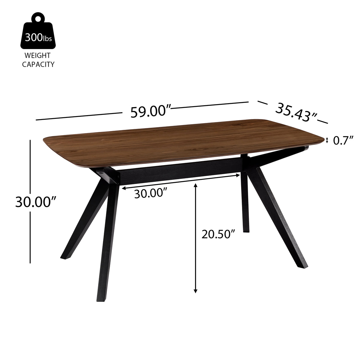 5-Pieces Upholstered Dining Set With Rubberwood Frame