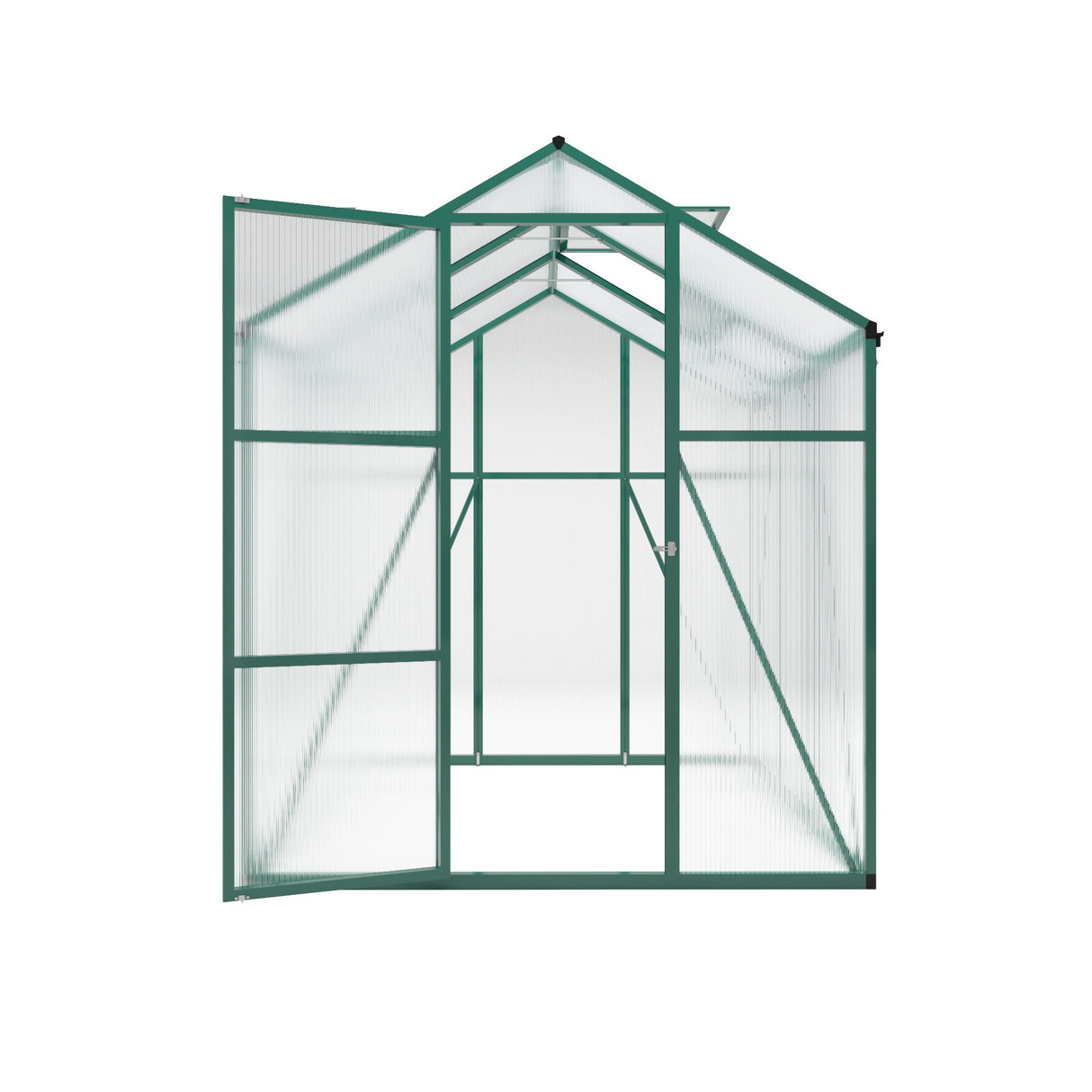 Polycarbonate Walk-In house, Raised Base For Outdoor In All Season