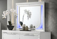 Tarian - Mirror With LED - White - Best Buy Furniture