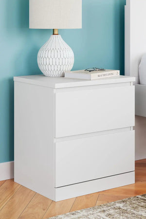 Onita - Two Drawer Night Stand - Best Buy Furniture